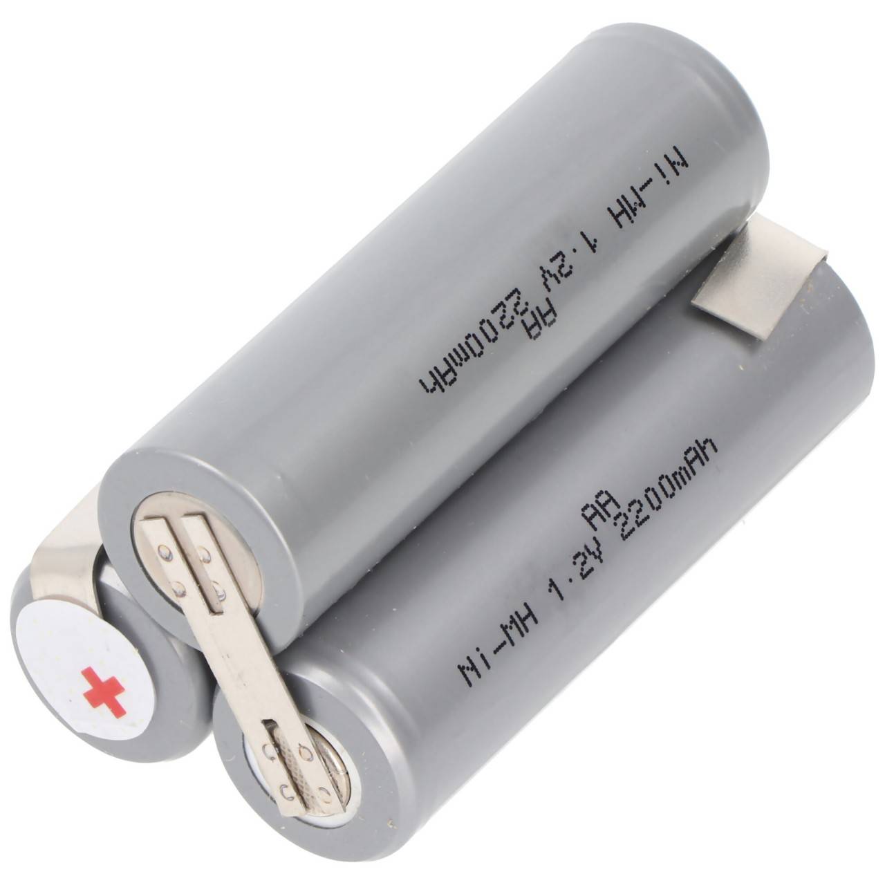 AccuCell NiMH batterie 3.6Volt 1900-2100mAh Mignon AA batterie avec étiquette de soudure-0