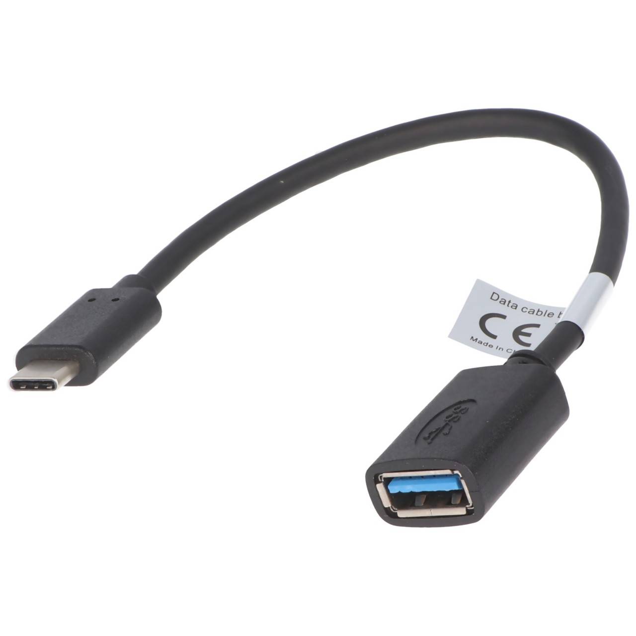 Adaptateur AccuCell compatible avec USB Type C (USB-C) mâle vers USB-A 3.0 femelle - avec câble - Support OTG-1