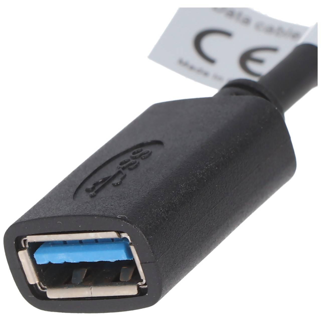 Adaptateur AccuCell compatible avec USB Type C (USB-C) mâle vers USB-A 3.0 femelle - avec câble - Support OTG-4