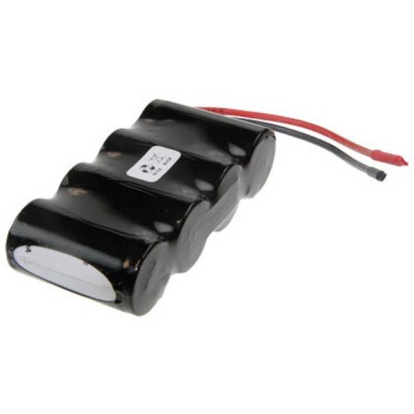 Batterie éclairage de secours F1x4 Saft VNT CS avec câble 10cm à toron ouvert 4,8V, 1600mAh
