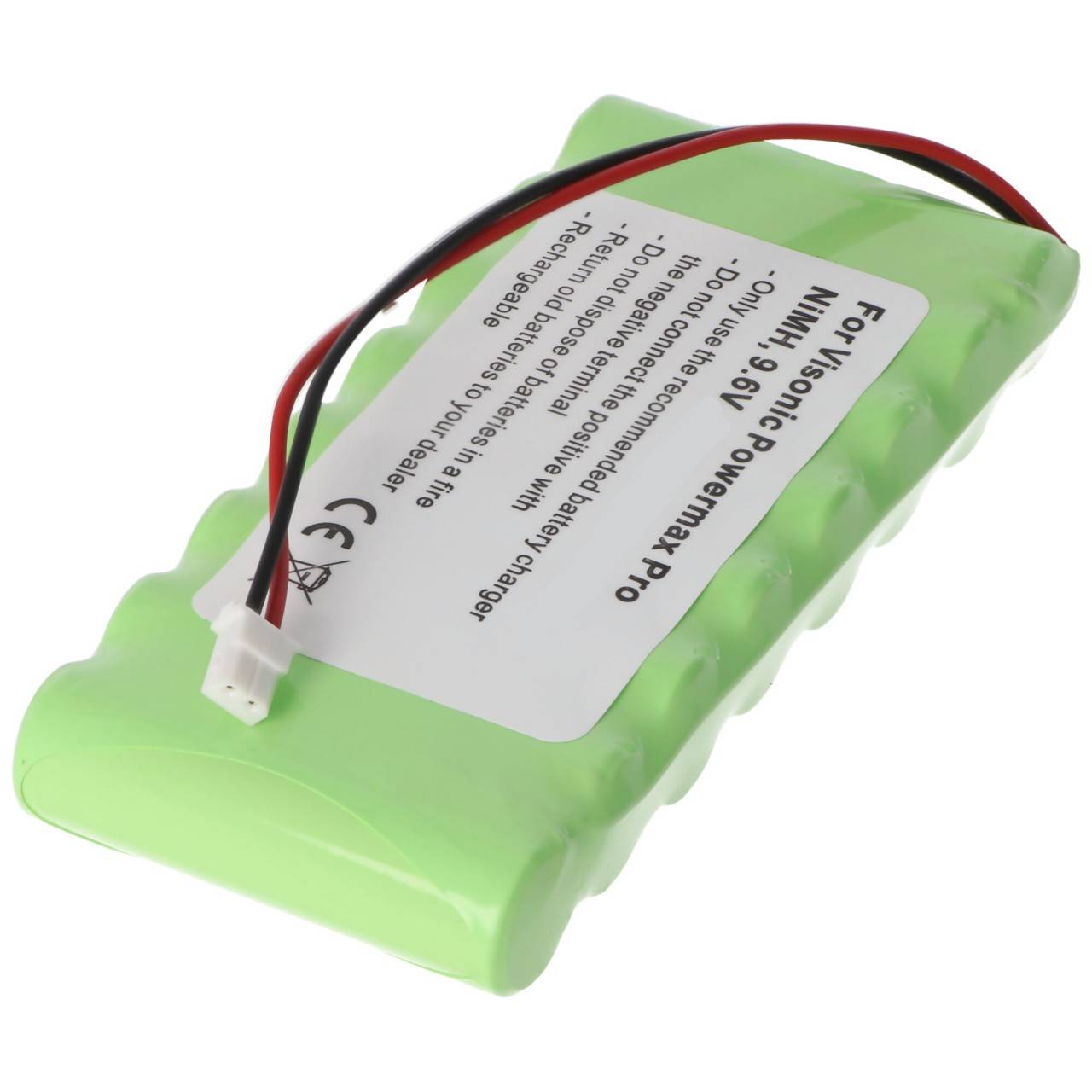Batterie pour Visonic 0-9912-G, GP220AAH8BMX, GP180AAH8BMX, 103-300672 9.6V 2100mAh-1