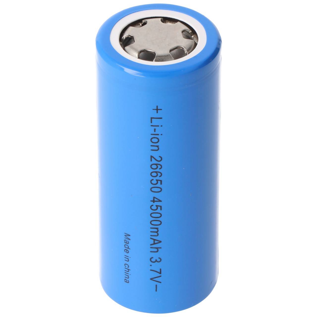 Batterie Li-ion 4500 mAh 26650A 3,6 V, 3,7 V, courant de décharge max. 15 A, 26,5 x 65,2 mm-0