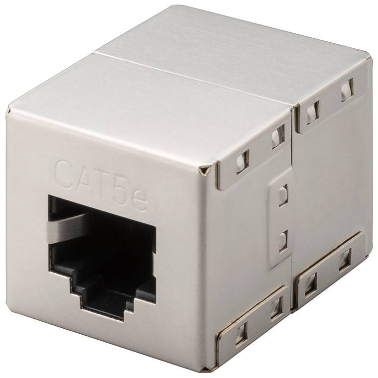 Couplage/connecteur modulaire Goobay RJ45, CAT 5e - 2x prises RJ45 (8P8C)-0