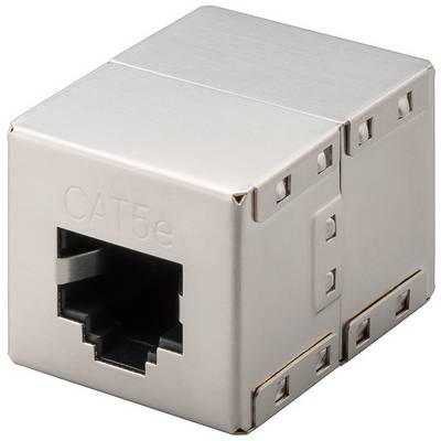 Couplage/connecteur modulaire Goobay RJ45, CAT 5e - 2x prises RJ45 (8P8C)-0