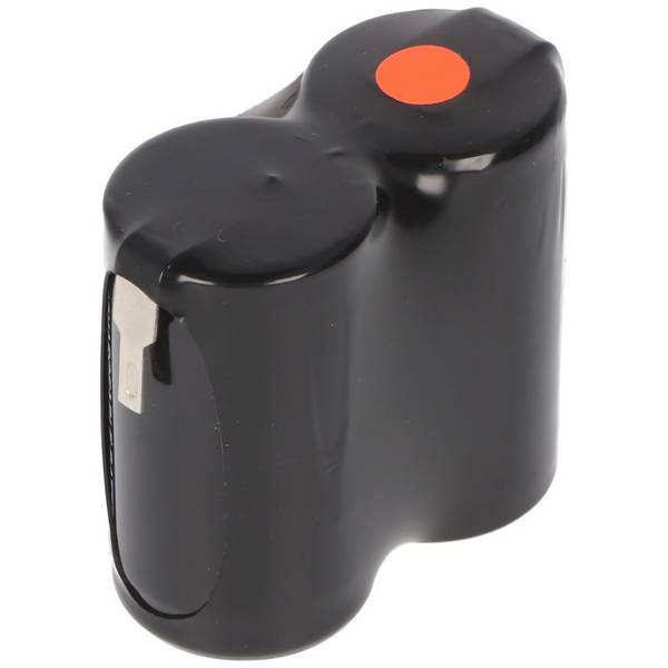 Batterie éclairage de secours NiMH 2.4V 3000mAh F1x2 Sub-C avec connexion Faston sur le côté, convient pour Zumtobel...