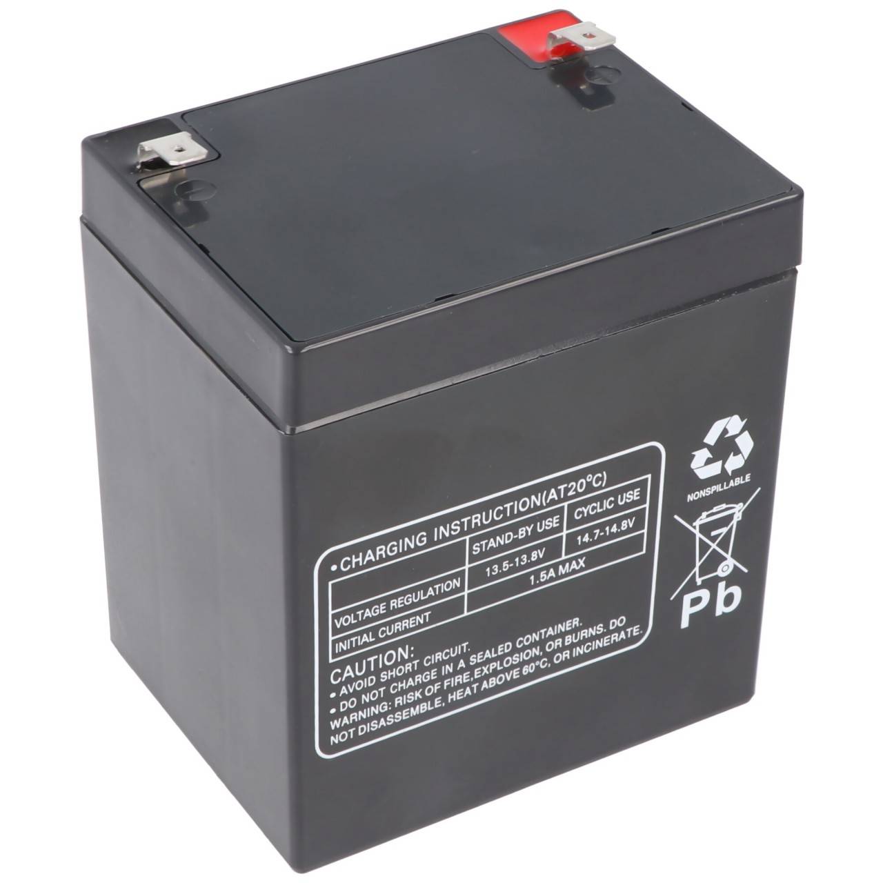 Batterie rechargeable au plomb adapté pour Maxi Sky 600 Lifter 2x12 Volt 5.0 Ah - 403.10500-2