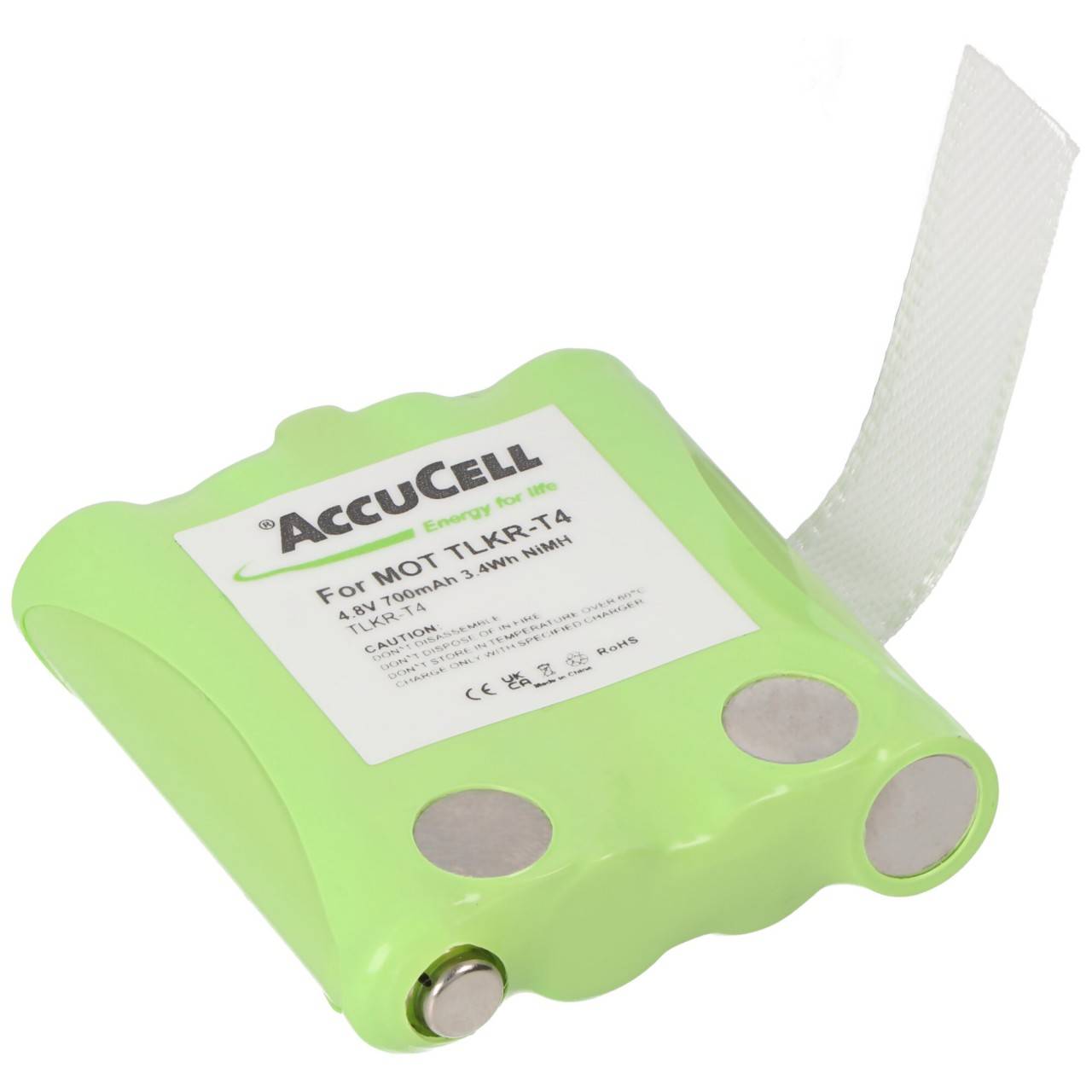 MOTOROLA Batterie rechargeable TLKR-T4, TLKR-T5, TLKR-T7 comme réplique de AccuCell-2