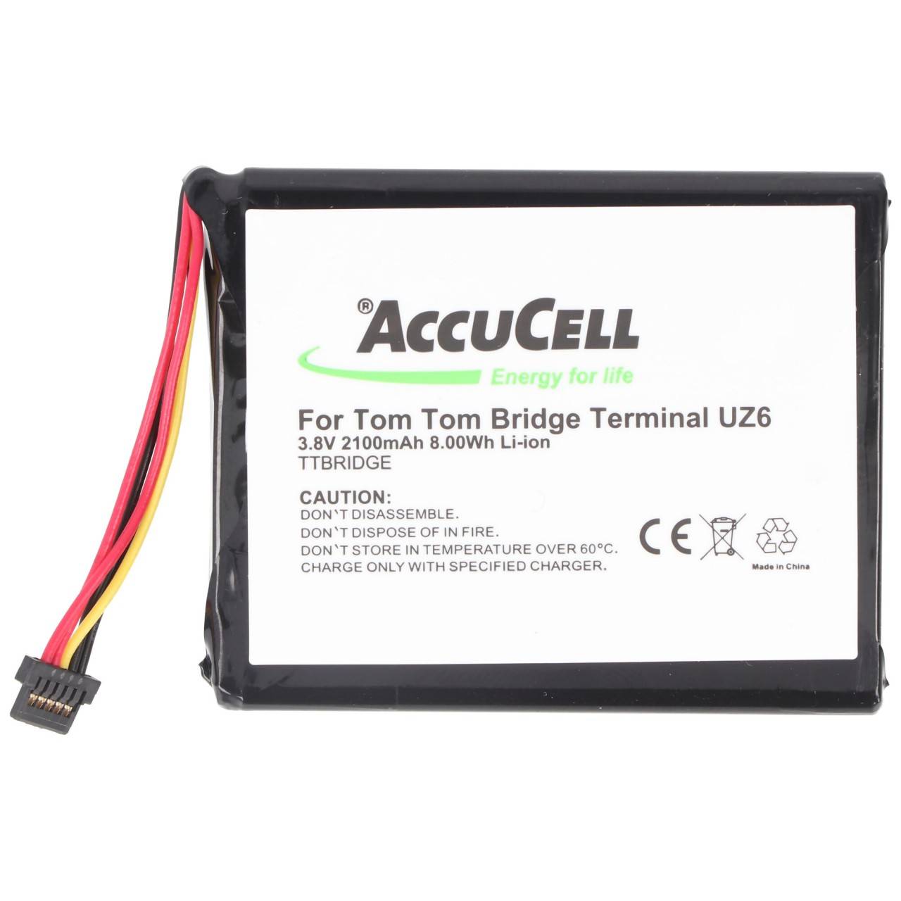 Batterie adaptée pour TomTom Bridge, TomTom Model UZ6 1CP515161HR, adaptée pour rescuetrack, entre autres, 3,8 Volt...-0