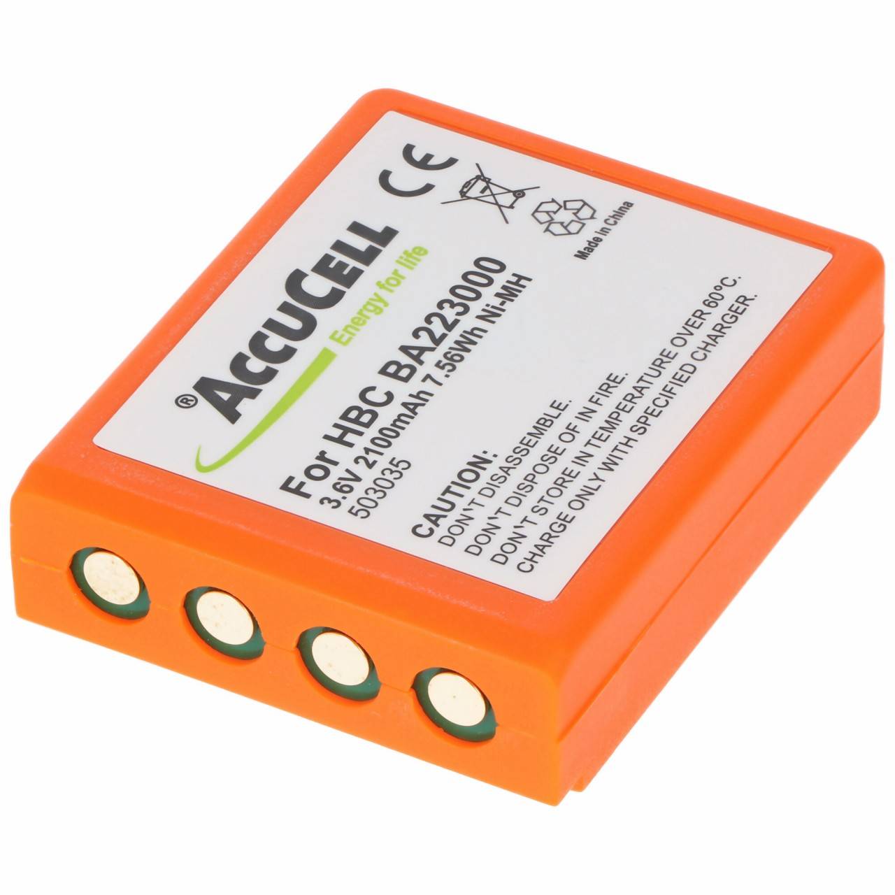 HBC BA223000 batterie compatible avec le contrôle de grue HBC de AccuCell-2