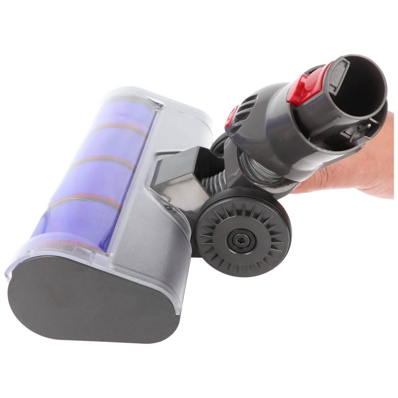 Buse pour sols durs / rouleau souple, motorisée, brosse douce, pour Dyson V10 et autres-4