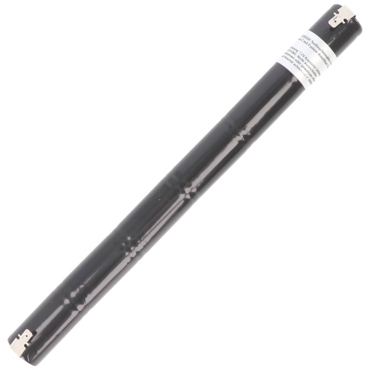 Batterie d'éclairage de secours NiCd 7.2V 1800mAh L1x6 Sub-C avec connexion Faston 4.8mm-0