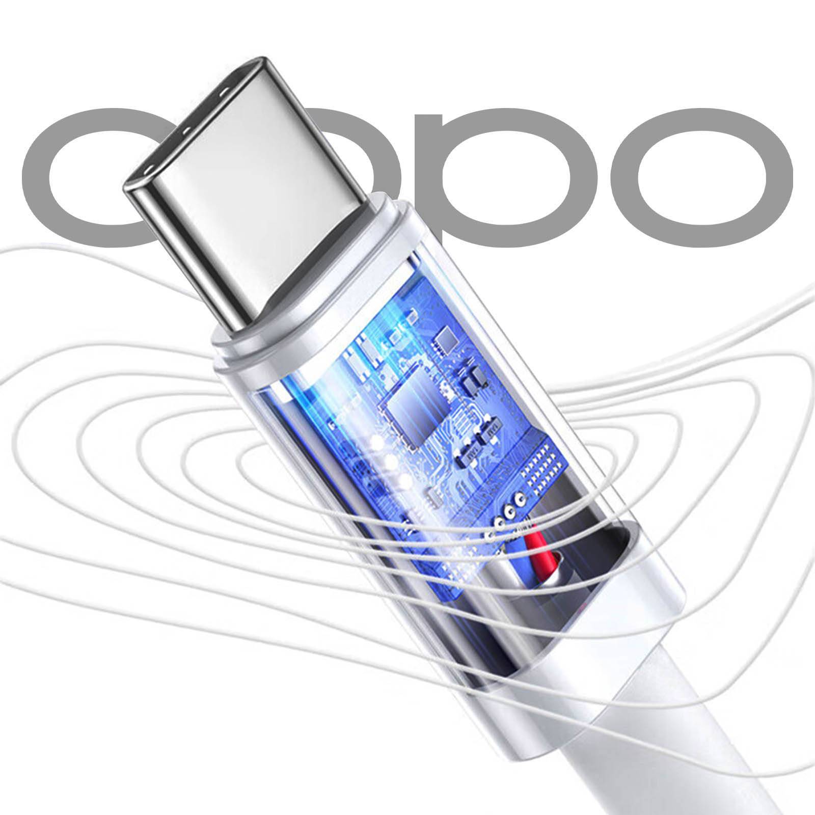Chargeur Oppo USB SuperVOOC 65W + Câble USB vers USB-C modèle VCA7GACH-3