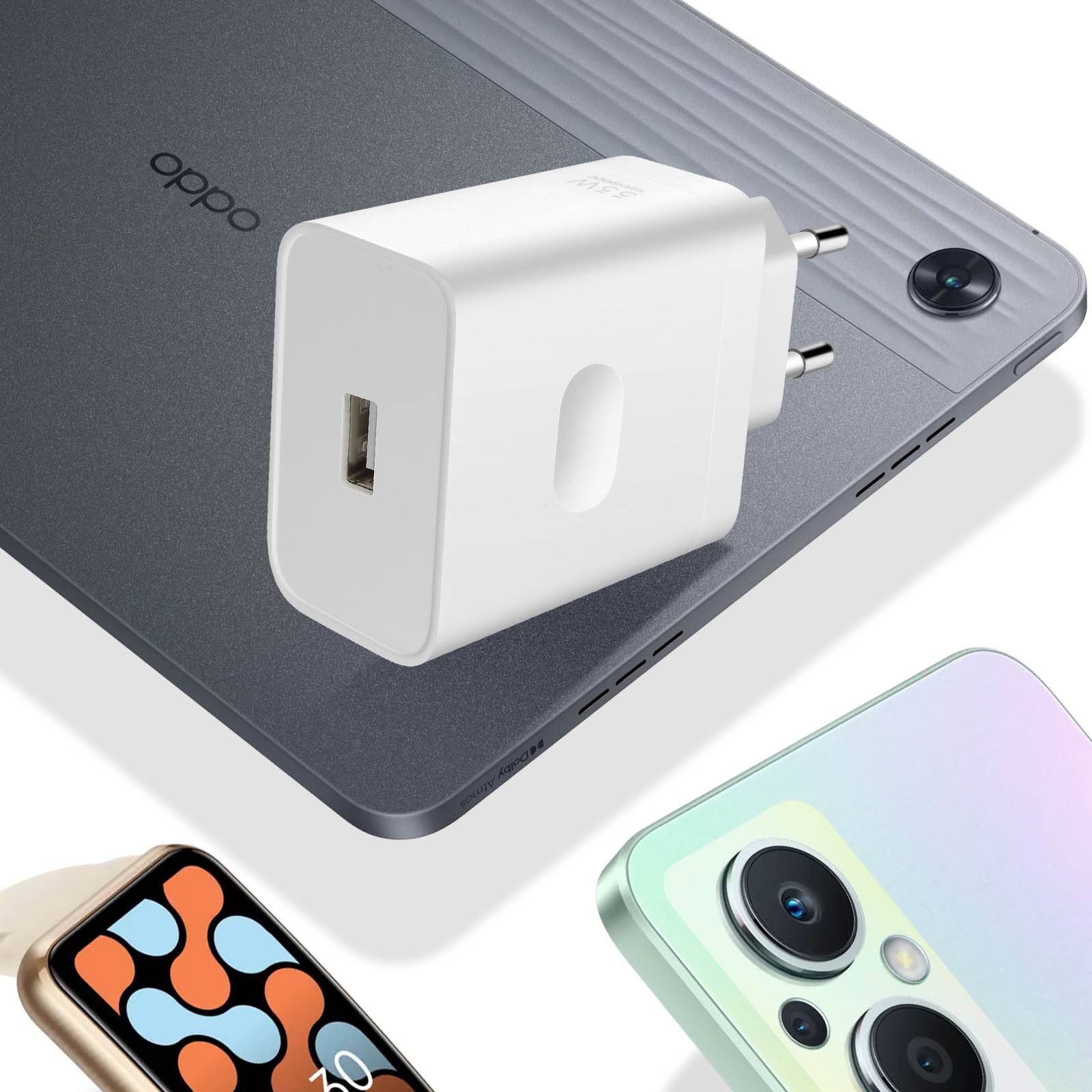 Chargeur Oppo USB SuperVOOC 33W avec Câble USB vers USB-C-2