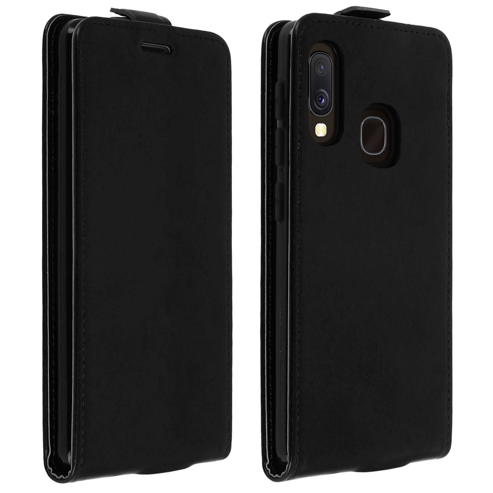 Étui Clapet Vertical pour Galaxy A20e avec Porte-carte et Support Vidéo-1