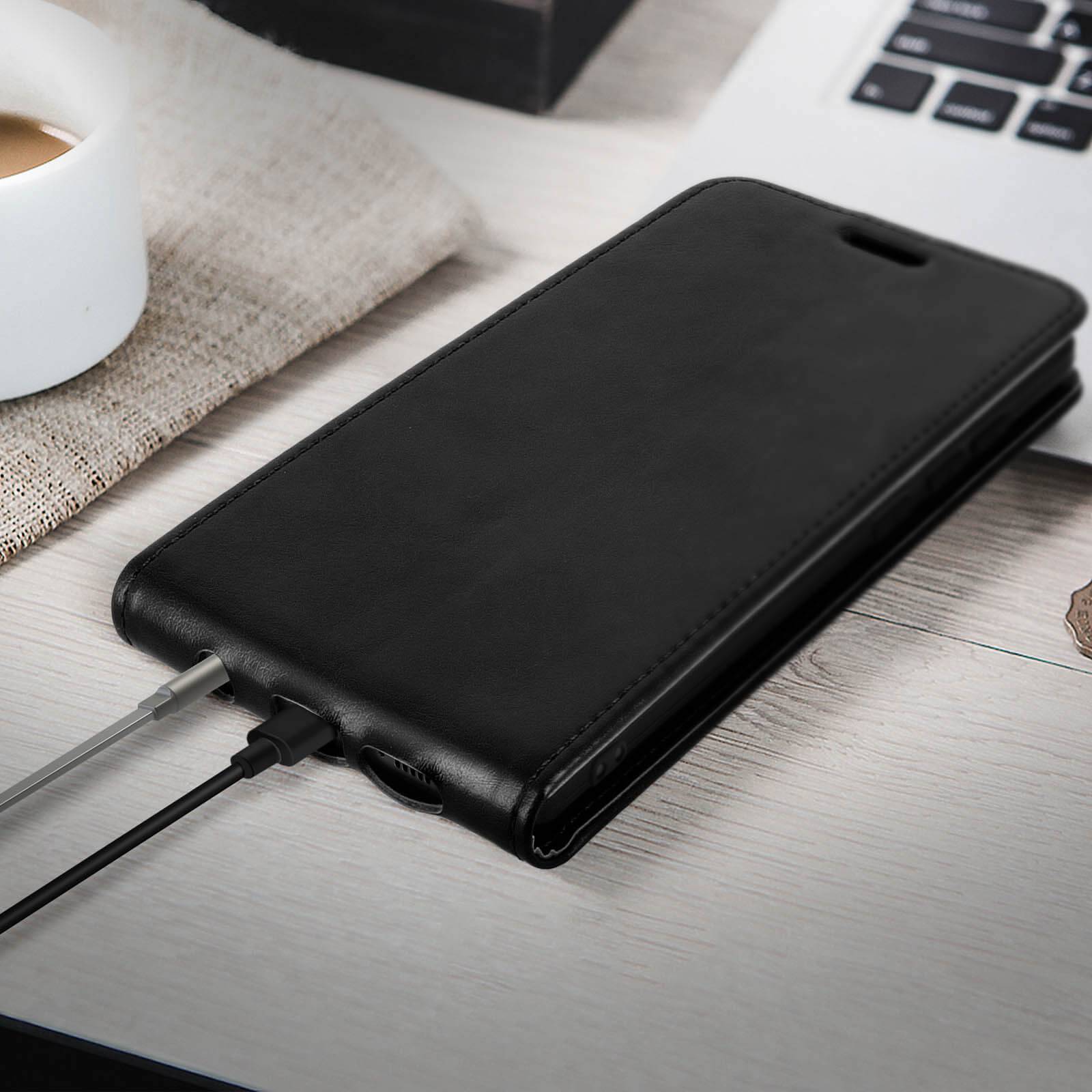 Étui Clapet Vertical pour Galaxy A20e avec Porte-carte et Support Vidéo-2