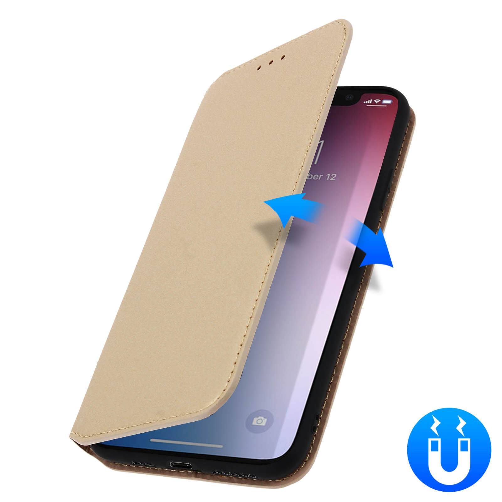 Housse pour iPhone 11 Pro Max Étui Folio Portefeuille Fonction Support-4