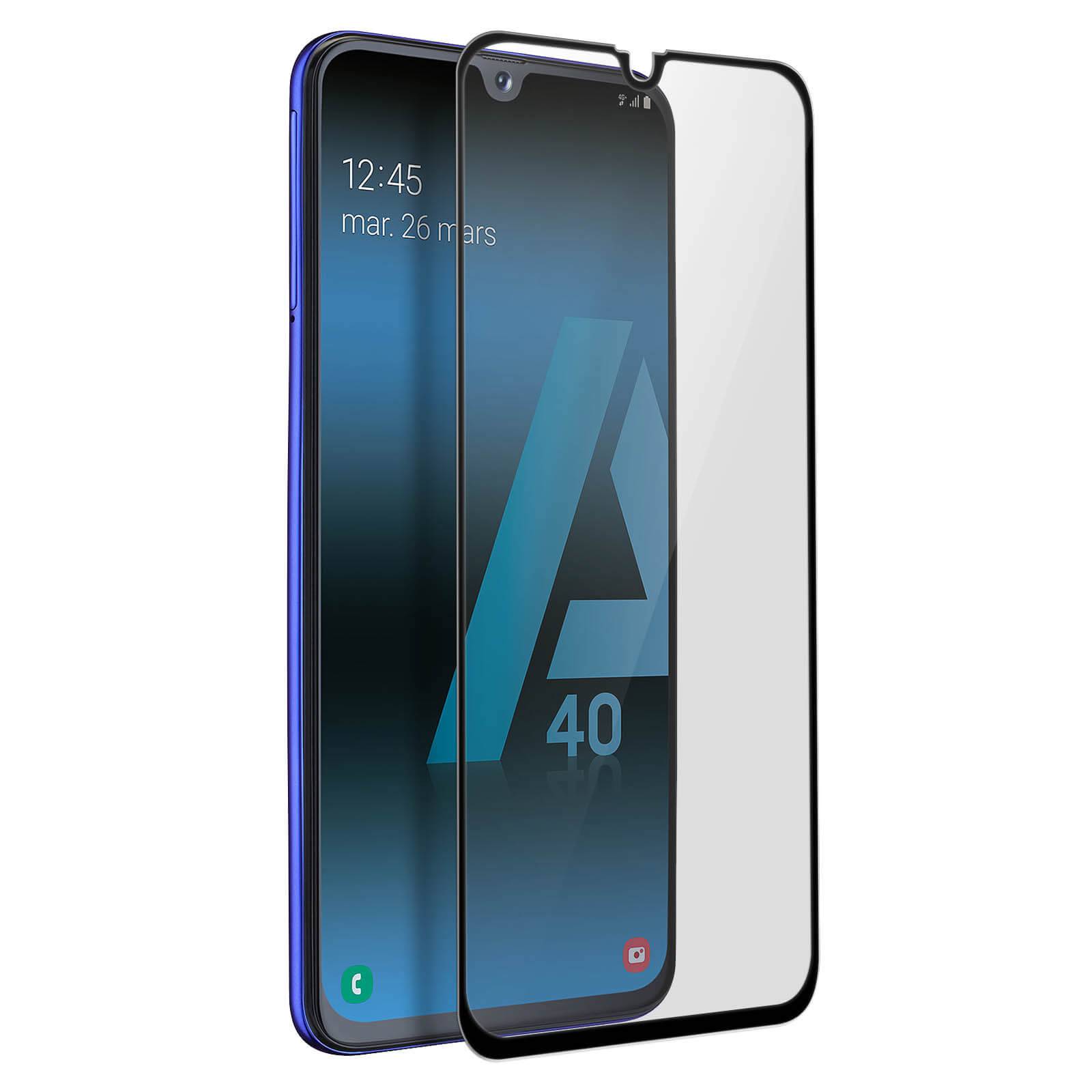 Film Écran Samsung Galaxy A40 Verre Trempé 9H Biseauté-1
