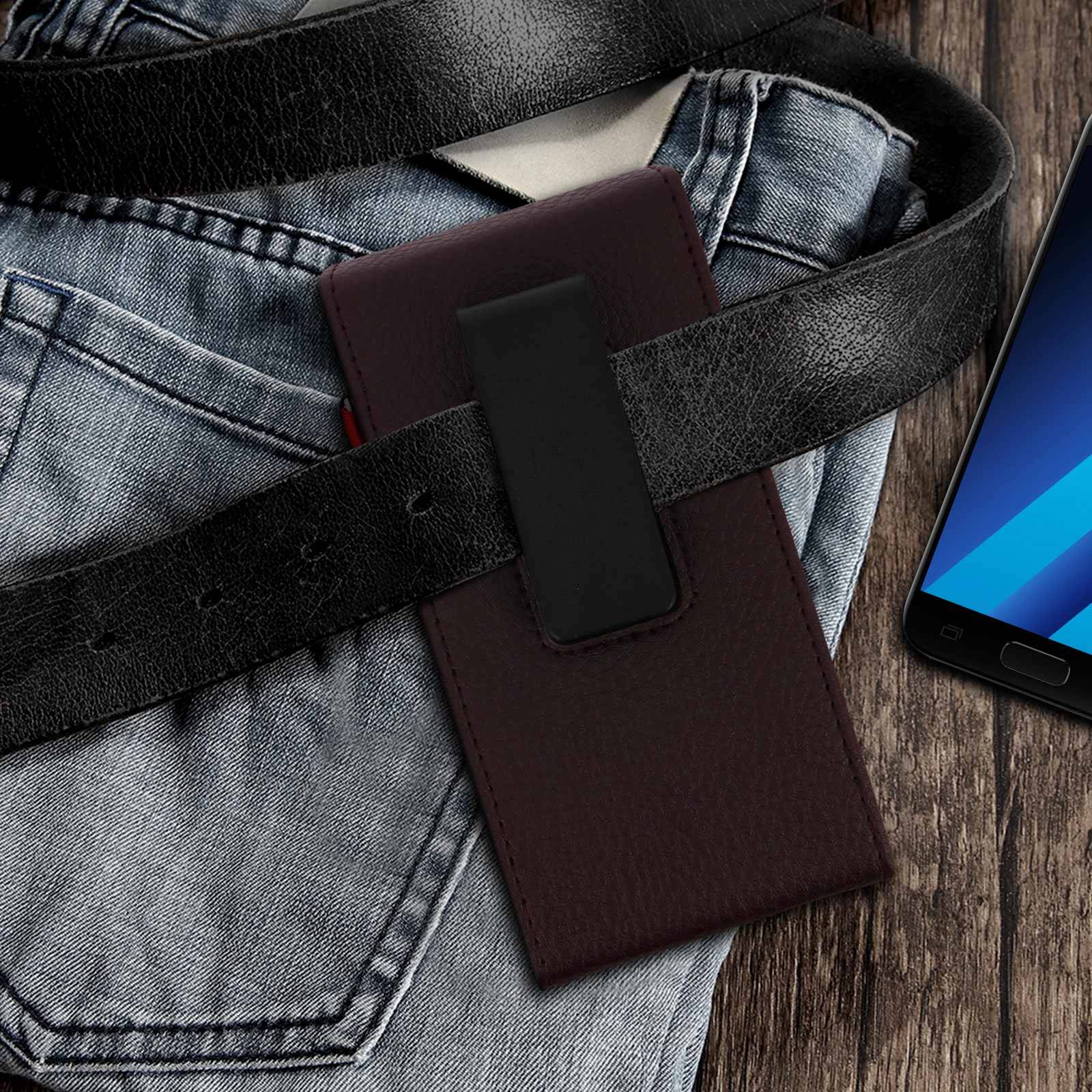 Housse Ceinture pour Smartphone 4.7 Pouces Porte-cartes Fixationce-4