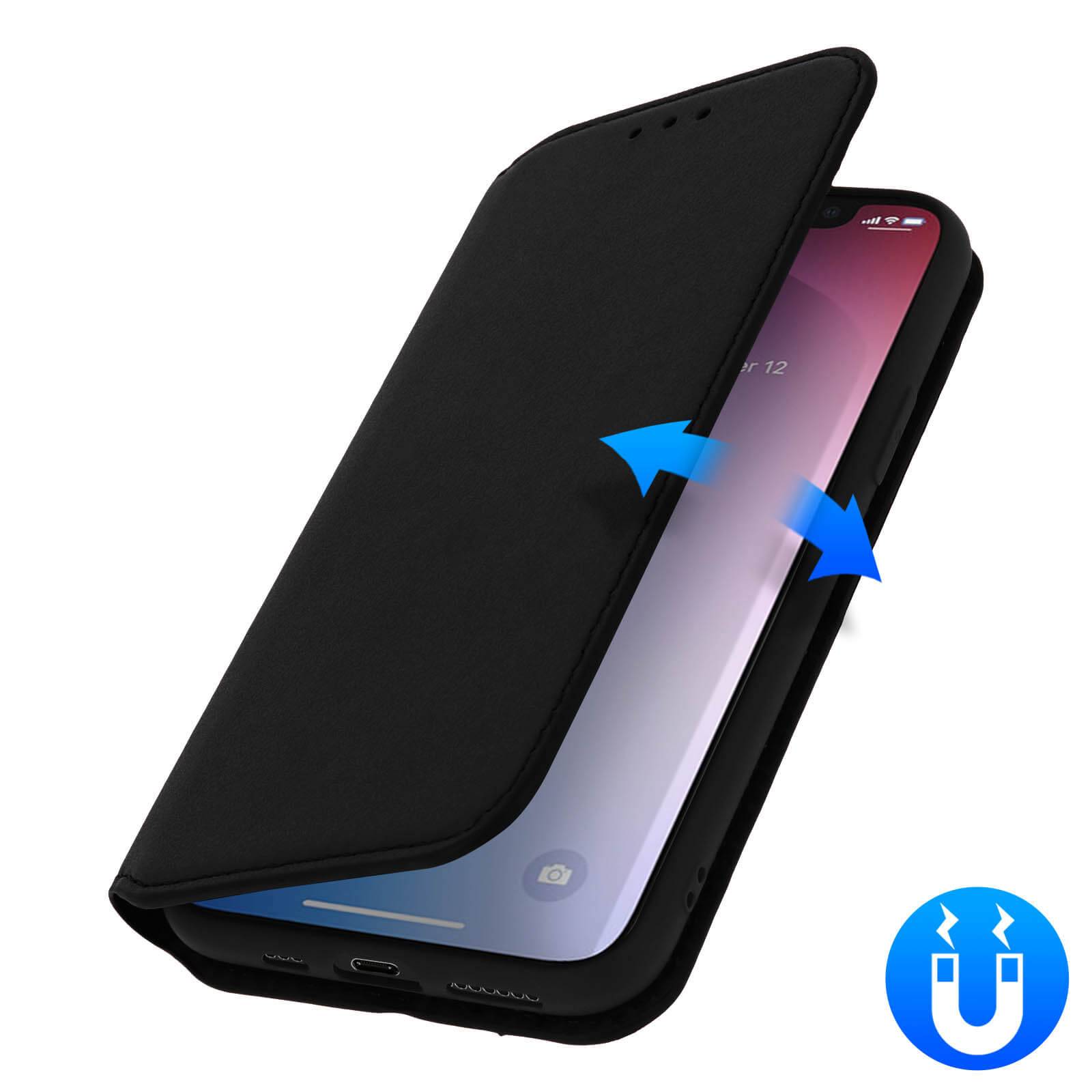 Housse pour iPhone 11 Pro Max Étui Folio Portefeuille Fonction Support-4