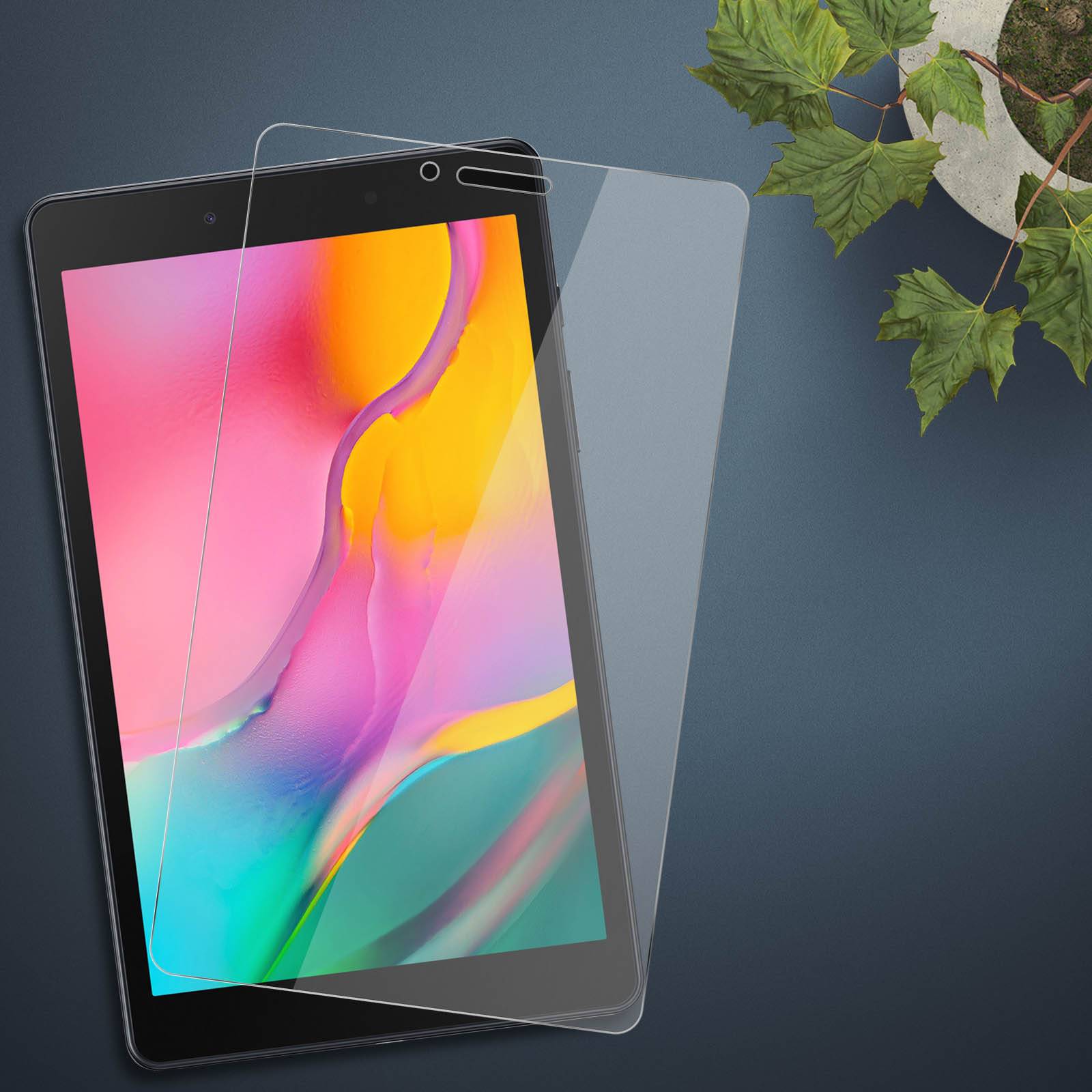 Film Écran Galaxy Tab A 8.0 2019 Verre Trempé 9H Anti traces-2