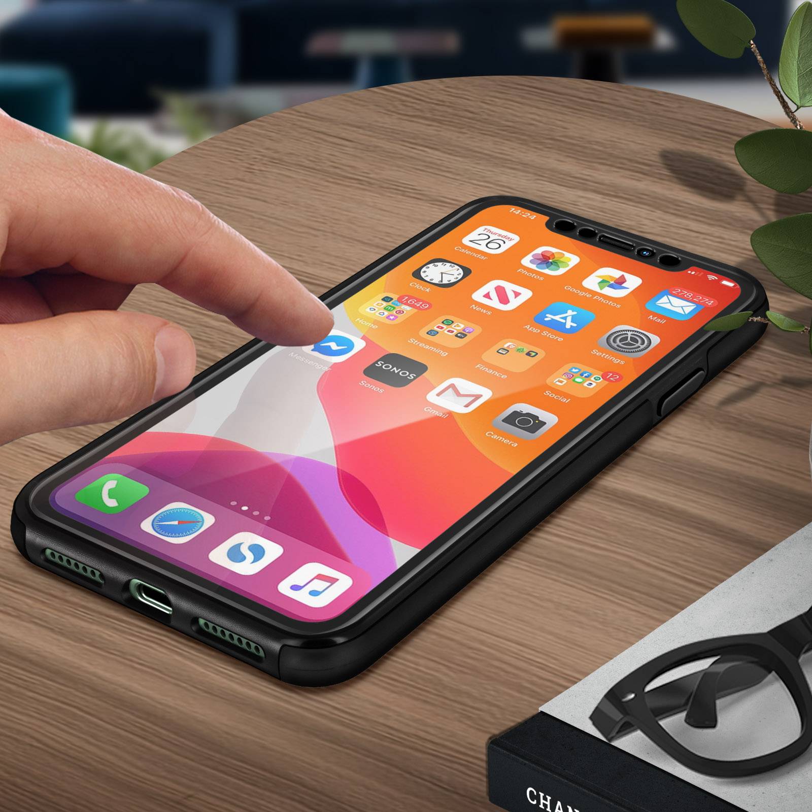 Coque pour de protection pour iPhone 11 Intégrale Rigide et Souple-2