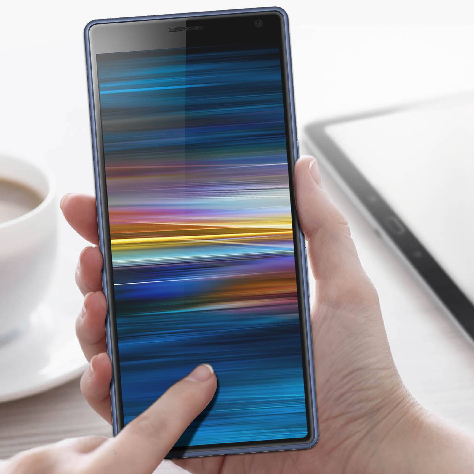 Film Xperia 10 Protège écran Verre trempé 9H Bords biseautés-2