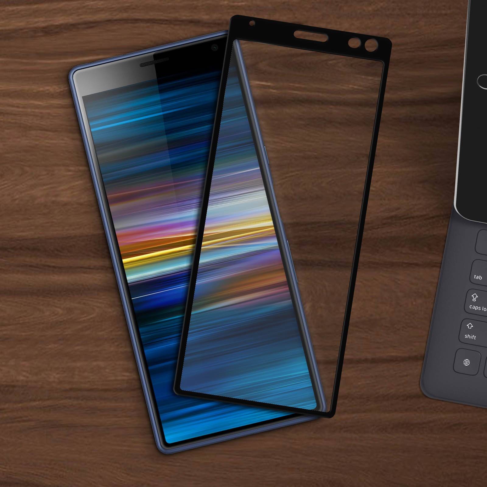 Film Xperia 10 Protège écran Verre trempé 9H Bords biseautés-3
