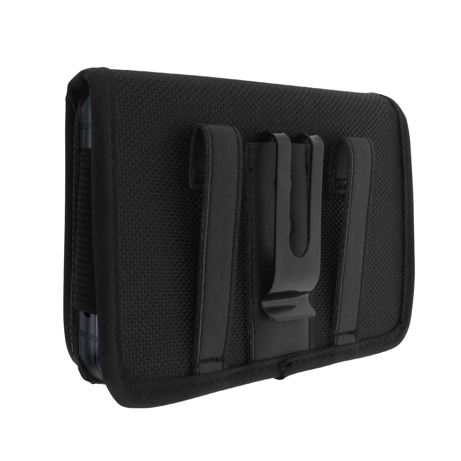Étui Ceinture pour Smartphone Taille L Double Fixation Clip + Passant-0