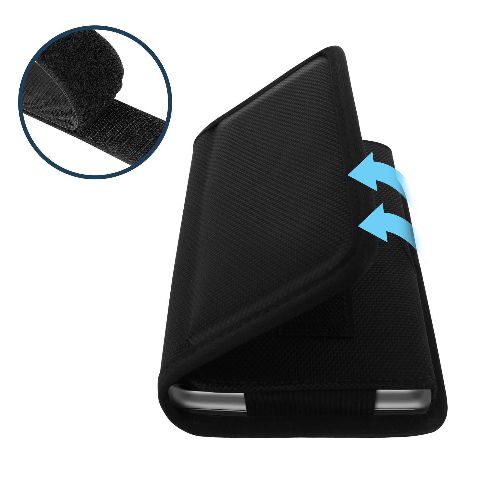 Étui Ceinture pour Smartphone Taille L Double Fixation Clip + Passant-4
