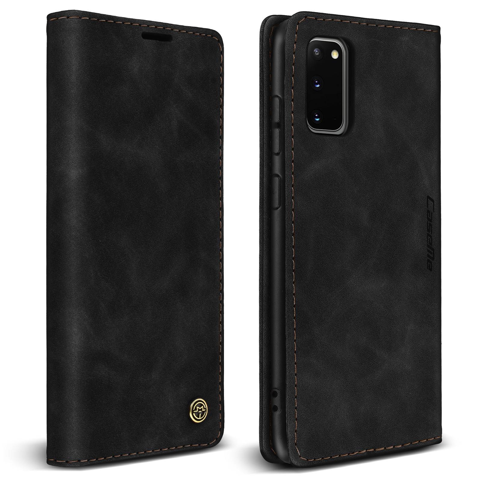 Étui pour Samsung Galaxy S20 Finition Vintage Clapet Portefeuille Support Vidéo-0