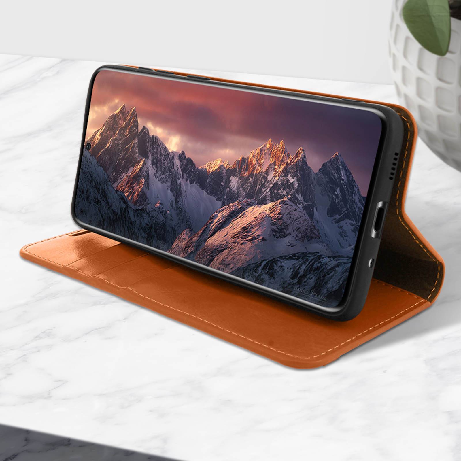 Étui pour Samsung Galaxy S20 Folio Cuir Véritable Porte cartes Support Vidéo-4