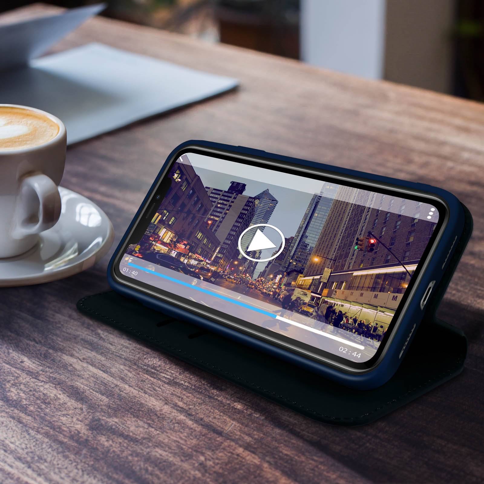 Housse pour iPhone 11 Étui Folio Portefeuille Fonction Support-3