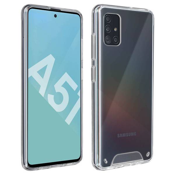 Coque Galaxy A51 Protection Bi-matière Bumper Collection Cristal