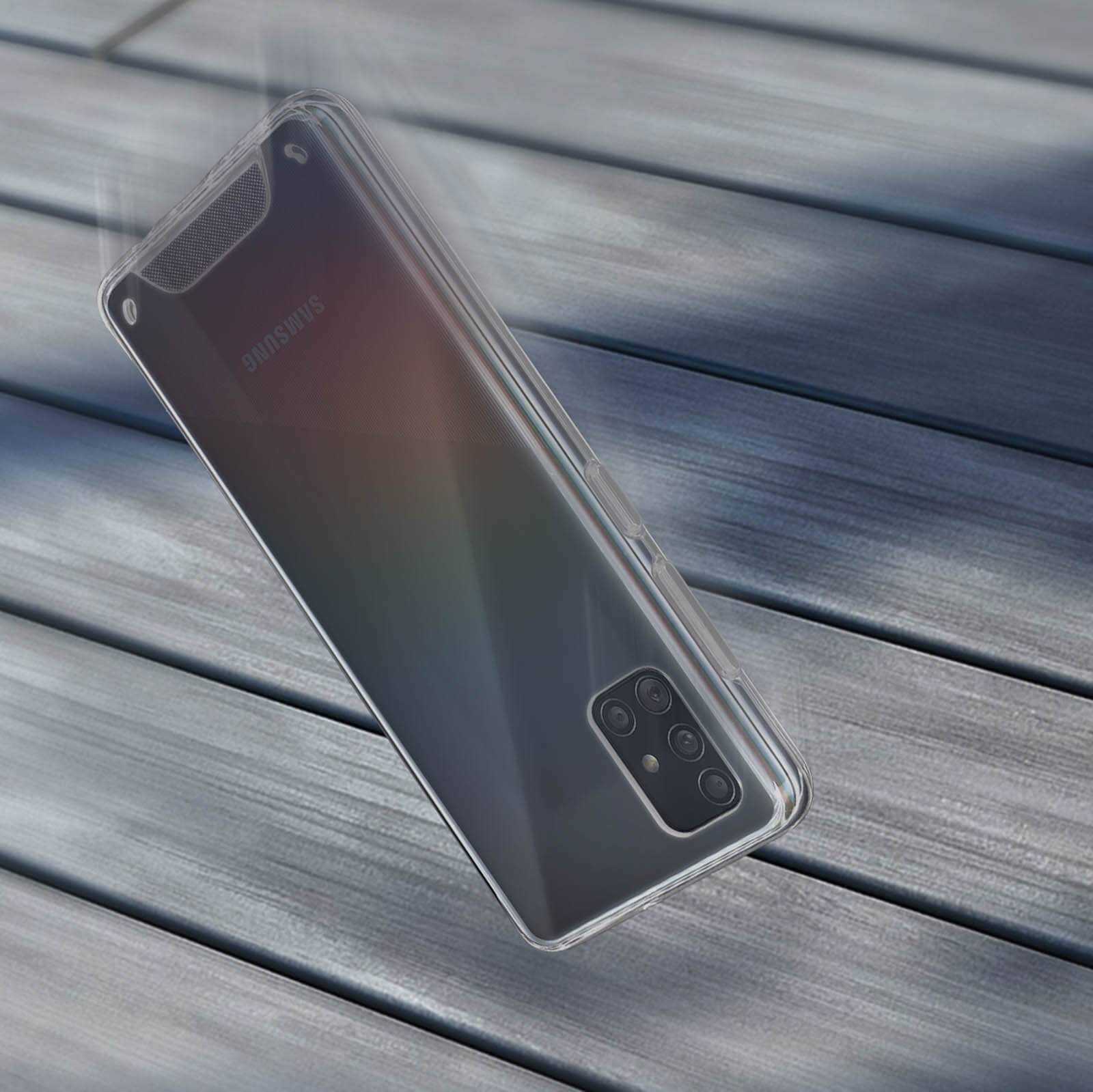 Coque Galaxy A51 Protection Bi-matière Bumper Collection Cristal-2