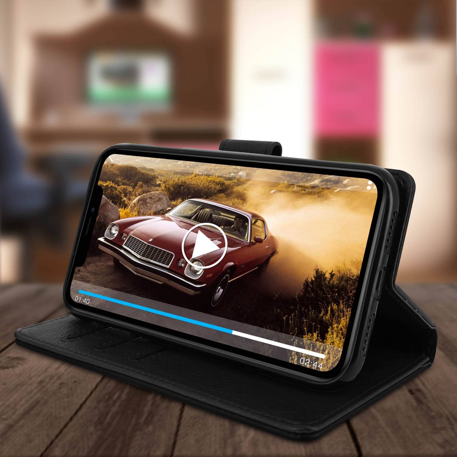 Étui pour iPhone 11 Housse Intégrale Porte-cartes Fonction Support-3