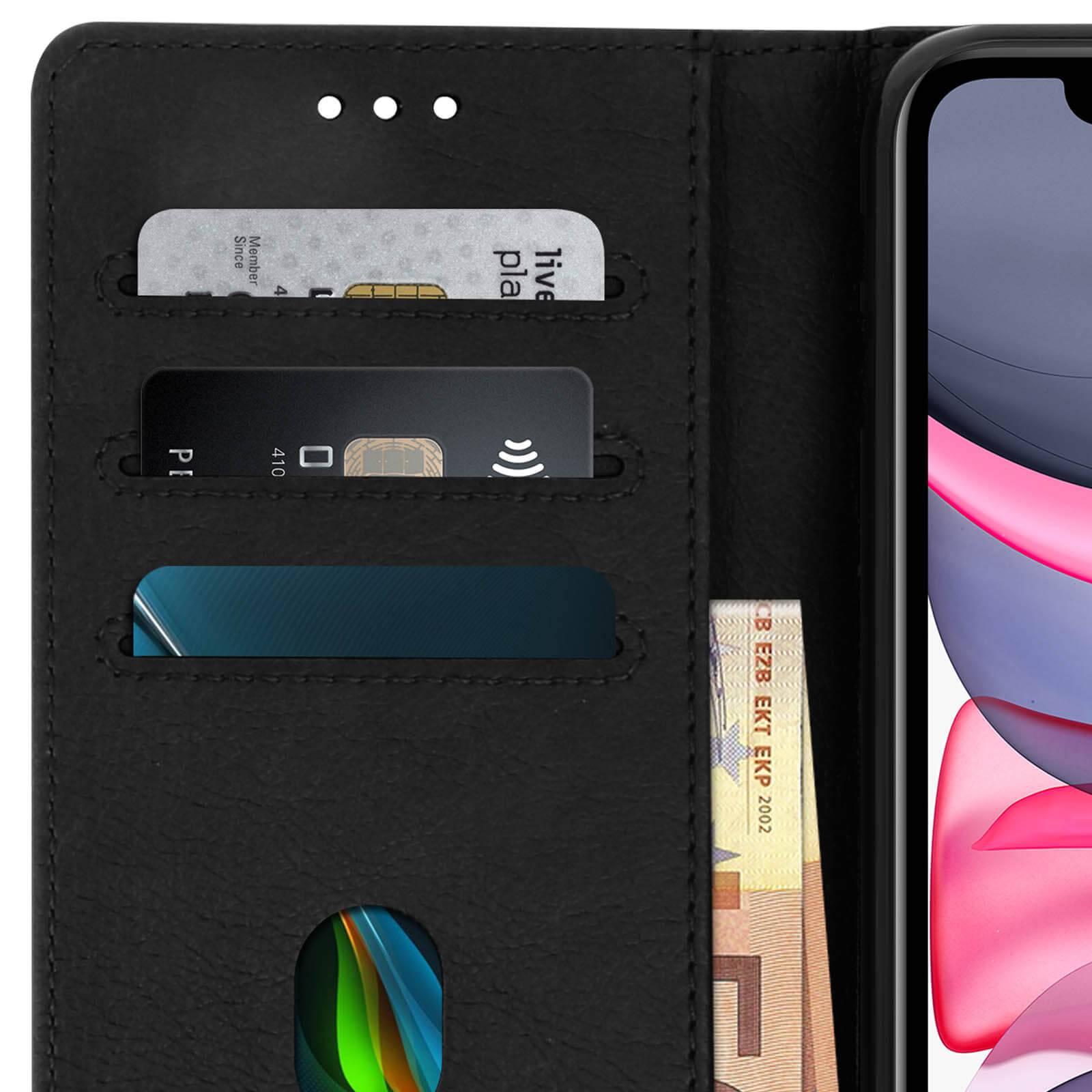 Étui pour iPhone 11 Housse Intégrale Porte-cartes Fonction Support-4