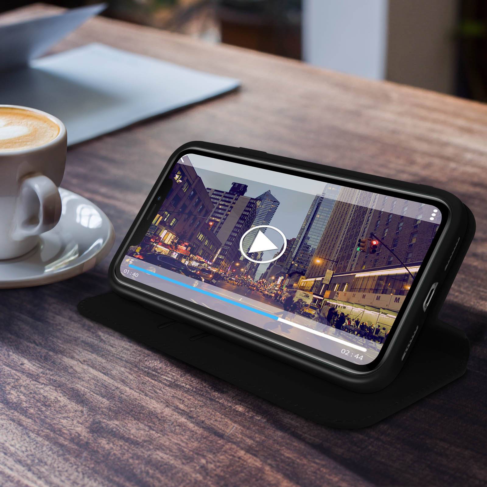 Housse pour iPhone 11 Étui Folio Portefeuille Fonction Support-3
