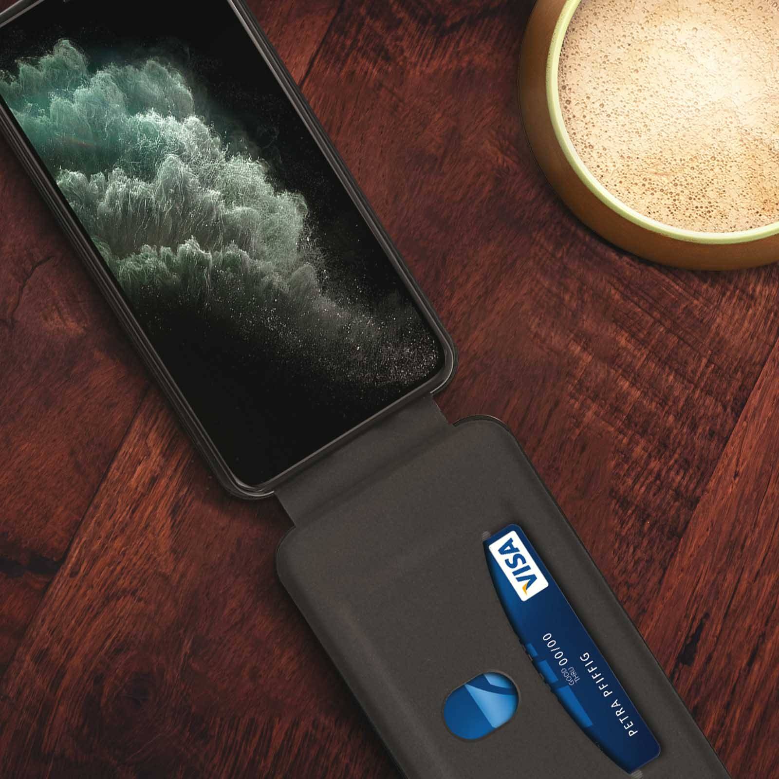 Étui pour iPhone 11 Pro Housse Clapet vertical Porte-carte-2