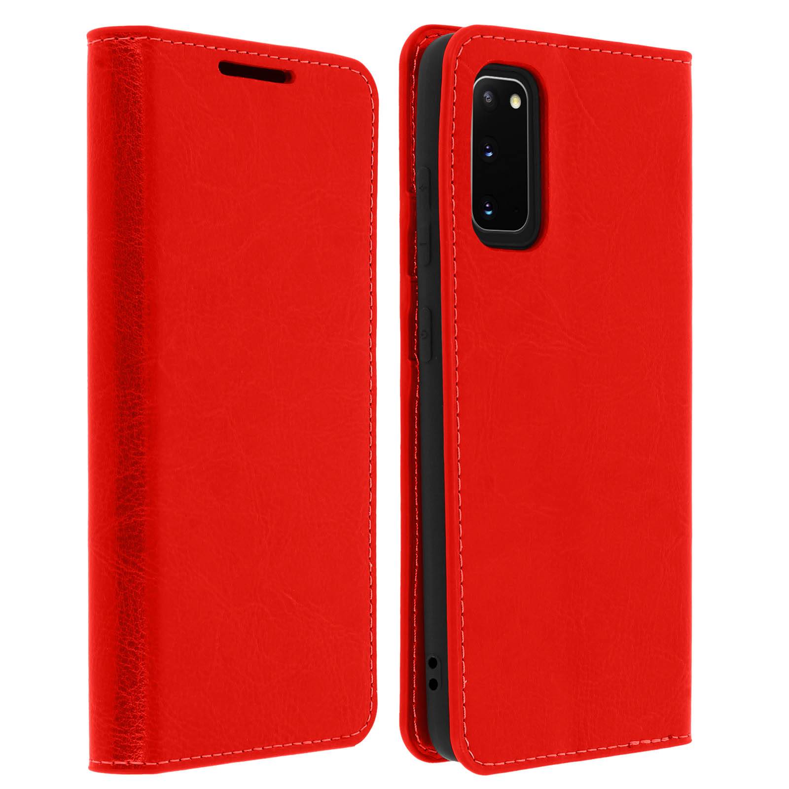 Étui pour Samsung Galaxy S20 Folio Cuir Véritable Porte cartes Support Vidéo-0