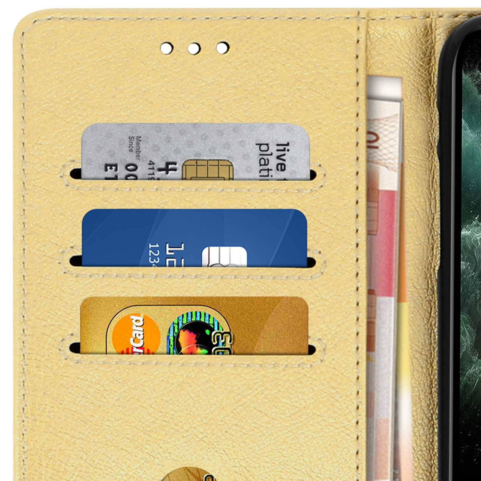 Étui pour iPhone 11 Pro Max Housse Intégrale Porte-cartes Fonction Support-4
