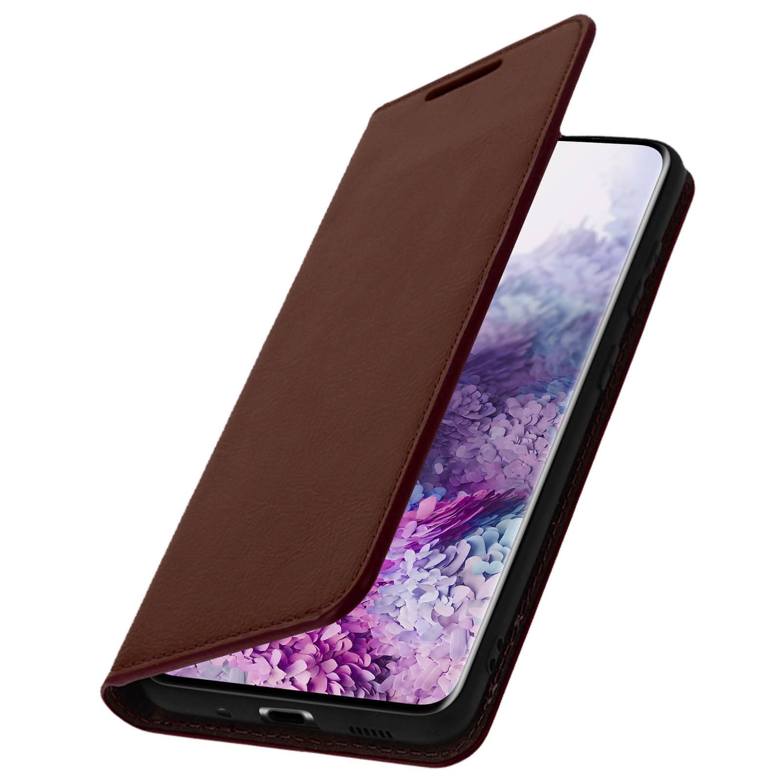 Étui pour Samsung Galaxy S20 Folio Cuir Véritable Porte cartes Support Vidéo-2