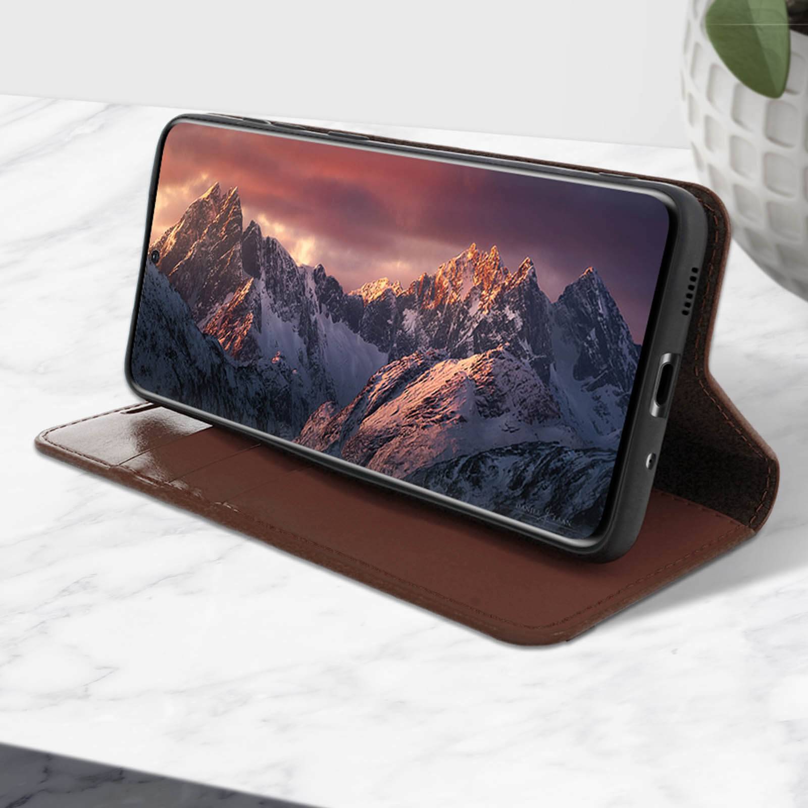 Étui pour Samsung Galaxy S20 Folio Cuir Véritable Porte cartes Support Vidéo-4
