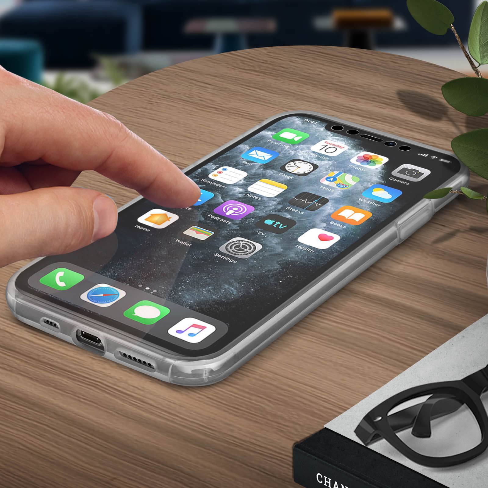 Coque iPhone 11 Pro Max Arrière Rigide Intégral Avant Souple-2