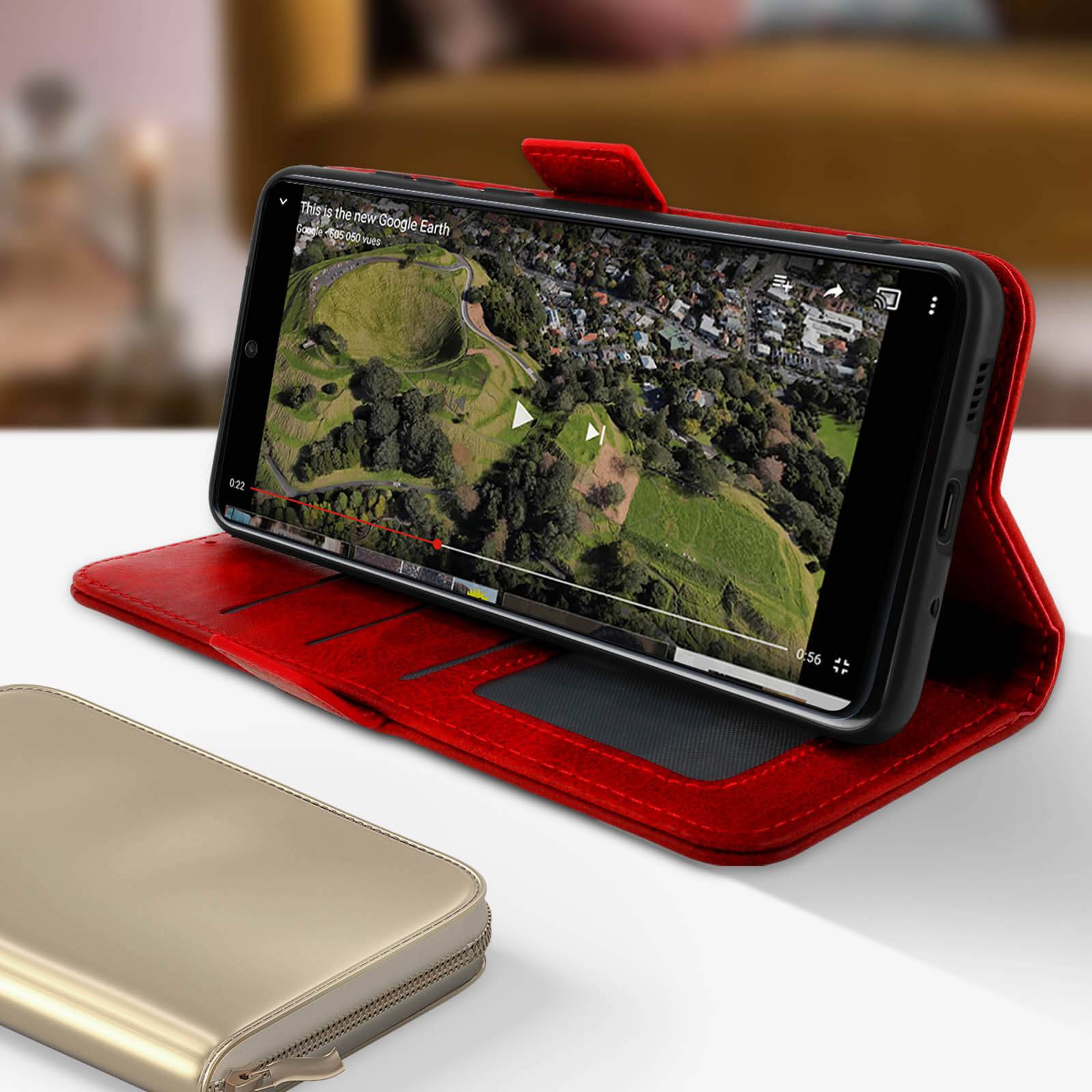 Housse pour Samsung Galaxy S20 Étui Folio Porte-cartes Fonction Support-3