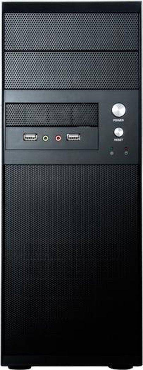 Chieftec CQ-01B-U3-OP, Midi Tower, PC, Noir, ATX, micro ATX, maison/bureau, Haut-5