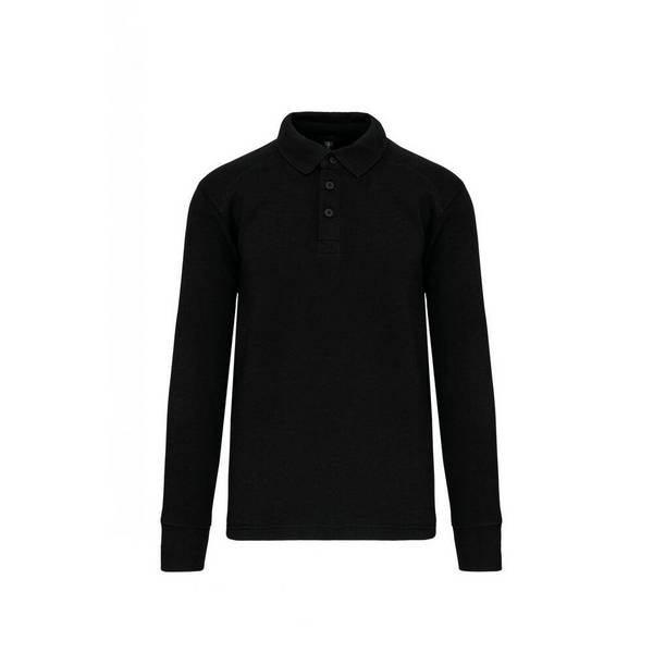 Sweat-shirt col polo homme WK. Designed To Work Noir XXL