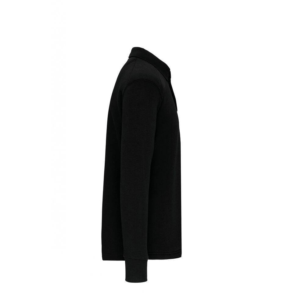 Sweat-shirt col polo homme WK. Designed To Work Noir XXL-1
