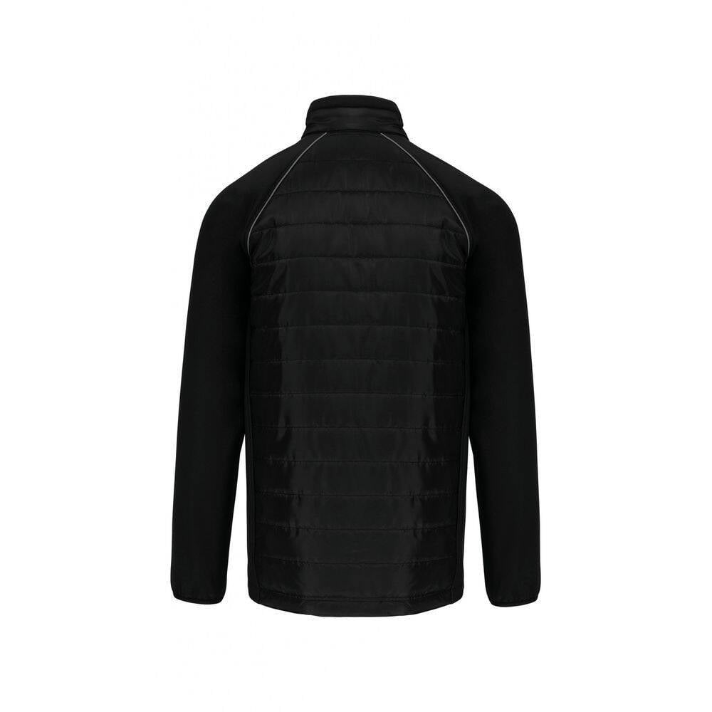 Veste DayToDay bi-matière unisexe WK. Designed To Work Noir / Argent 4XL-2