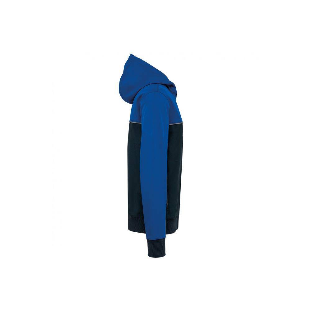 Veste de travail softshell bicolore BIONIC FINISH® ECO WK. Designed To Work Marine / Bleu Royal M-1