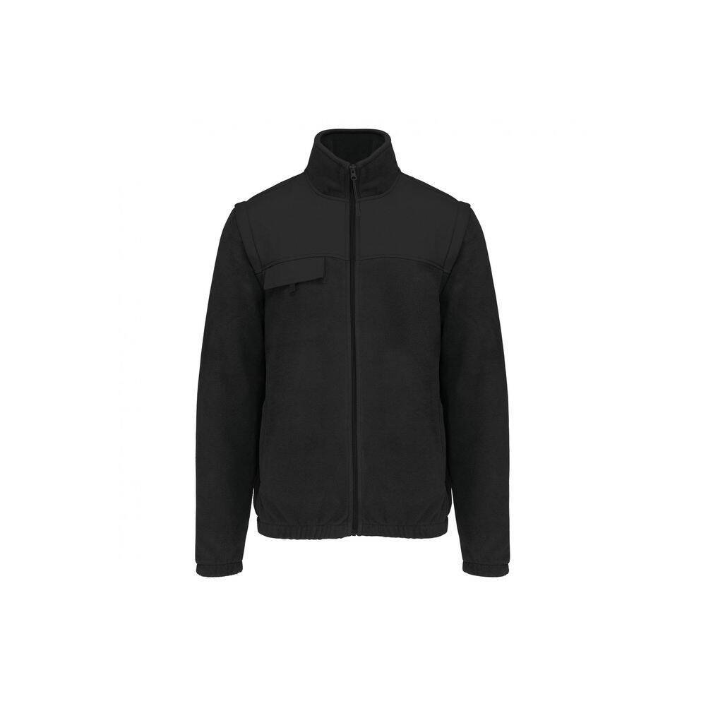 Veste polaire manches amovibles WK. Designed To Work Noir S-0